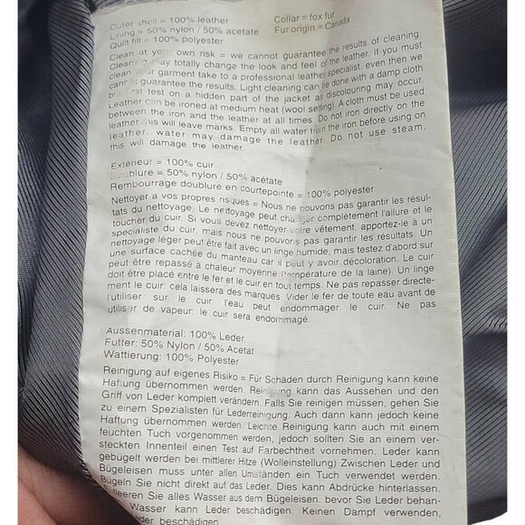 VTG Pelle Pelle Jacket Men 50 Black Baggy Embroidered Oversized Hip Hop Y2K - Picture 9 of 12